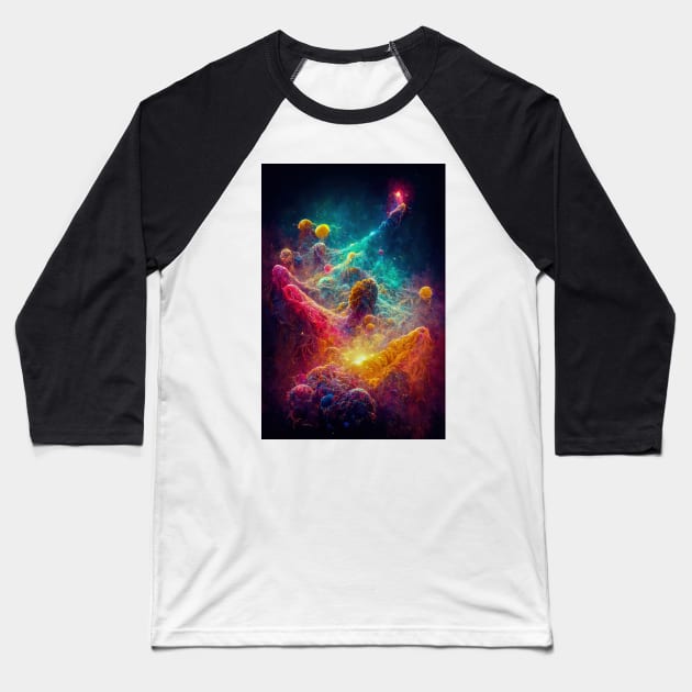 The Unknown Universe Series Baseball T-Shirt by VISIONARTIST
